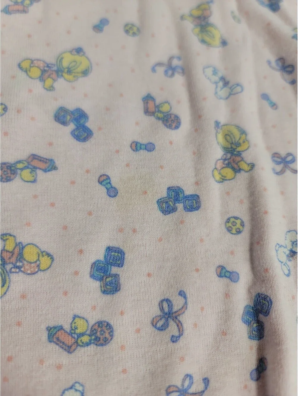 Vintage Precious Moments Baby Pink Sleep Gown